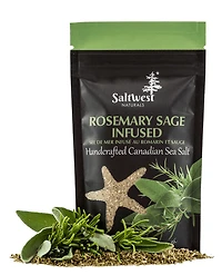 Organic Rosemary Sage Infused Sea Salt