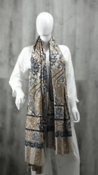 Pure Pashmina Kalamkari Shawl (ONE OF A KIND) extra large