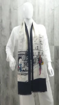 Cashmere Paris Scarf