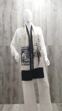 Cashmere Paris Scarf