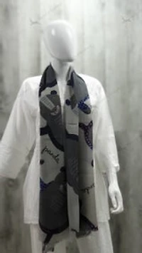 Wool & Silk Panda Stole