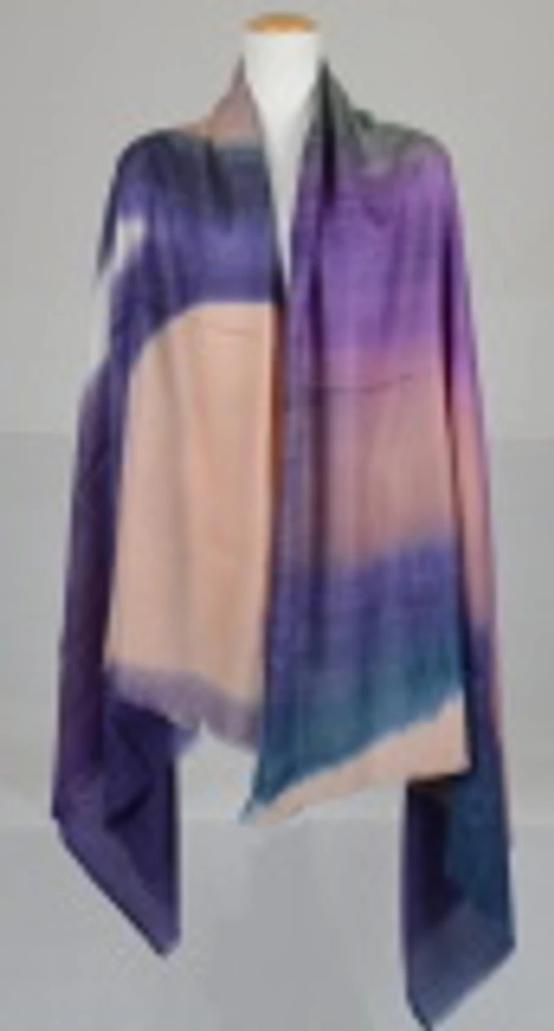 Hand Painted Ombre Shawl