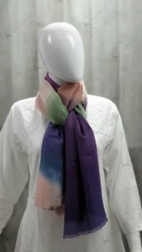 Shawl Ombre hand painted