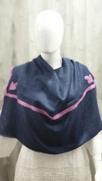 Pure Pashmina Stole Sozni Hand Embroidered (ONE OF A KIND