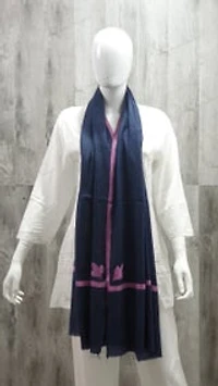 Pure Pashmina Stole Sozni Hand Embroidered (ONE OF A KIND