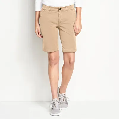 Women's Everyday Stretch Twill Chino Shorts Cotton Orvis