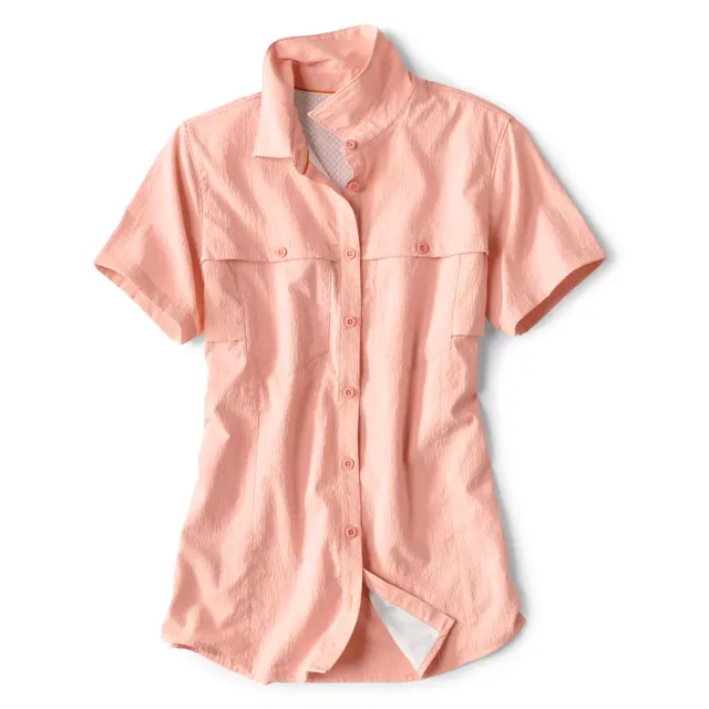 Orvis Women's Short-Sleeved Open Air Caster UPF 40 Fishing Shirt