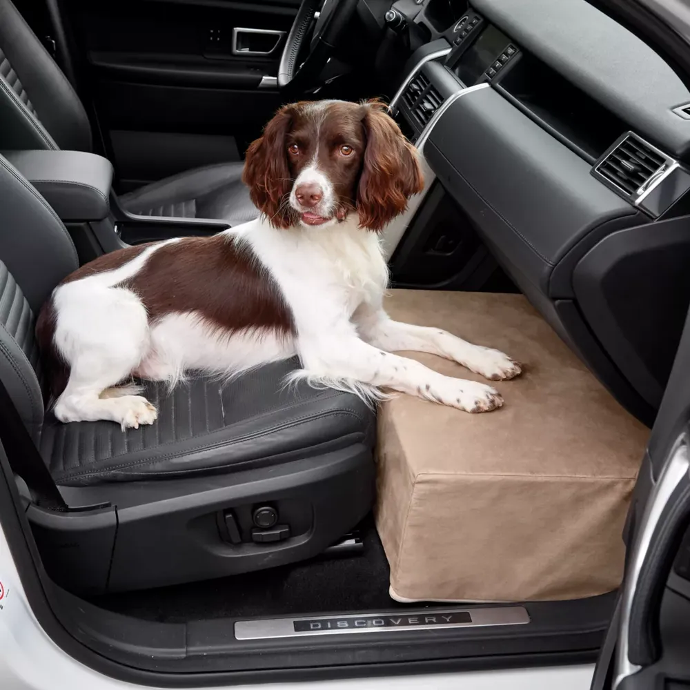 Orvis Solid-Foam Dog Car Seat Extender Khaki Orvis