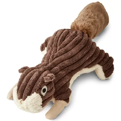 Plush Animal Squeaker Dog Toys Squirrel Orvis