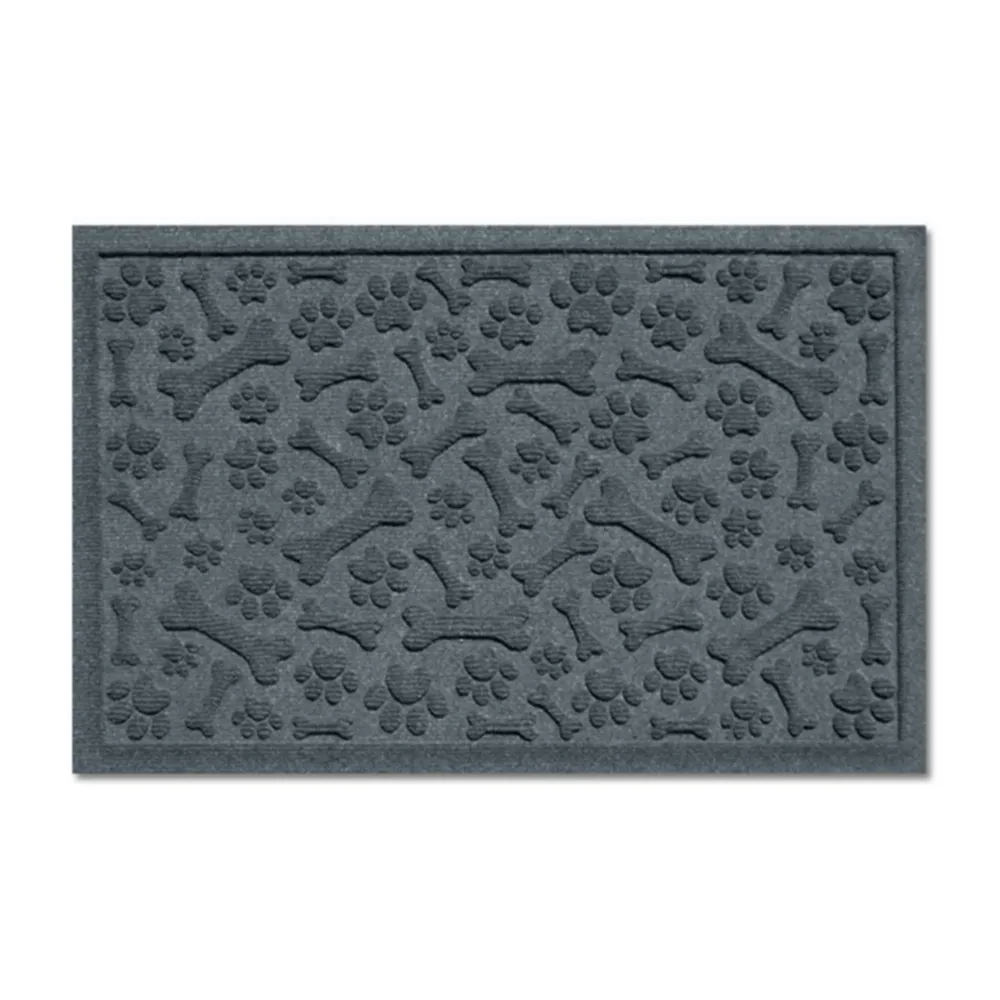 Paws and Bones Water Trapper Mat | Bluestone | Size 18 | Recycled Materials