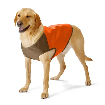 Cuga Adjustable Hunting Dog Vest Tan/Blaze Polyester
