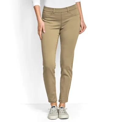 Women's All-Day Stretch Twill Ankle Pants Cotton Orvis