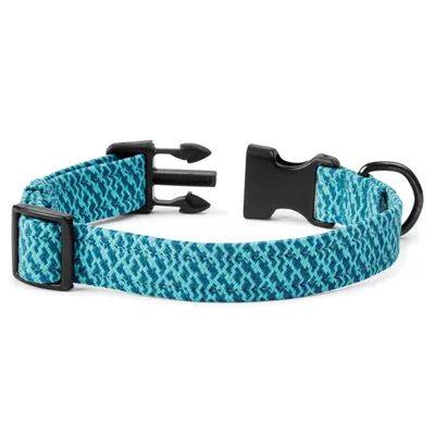 Braided Dog Collar and Climbing Rope Leash Blue/Multi Size Medium/Large Nylon Orvis