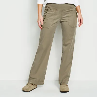 Women's Explorer Natural Fit Wide-Leg Pants Cotton/Sustainable Blend Orvis