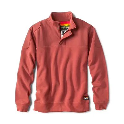 Men's Signature Quarter-Zip Sweatshirt | Deep Forest | Size Large | Cotton/Polyester | Orvis