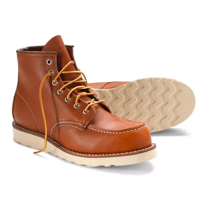 Men's Red Wing® 6" Classic Moc Boots Tan Leather