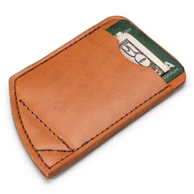 Men's Front Pocket Leather Card Carrier Orvis