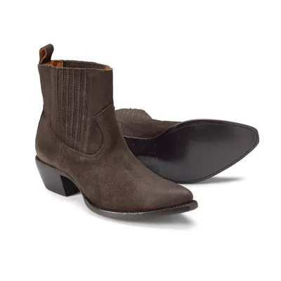 Women's Frye® Sacha Leather Chelsea Boots Chocolate Suede