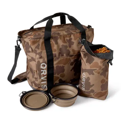 Tough Trail® Chuckwagon Dog Tote Bag Orvis Camo Recycled Materials/Polyester