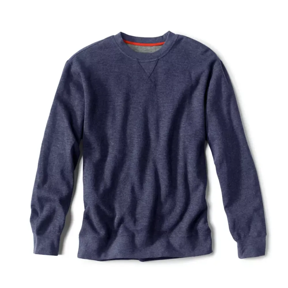 Men's Softest Tencel Blend Quarter-Zip Pullover Sweatshirt | Dark Navy | Size Small | Cotton/Tencel/Lyocell | Orvis