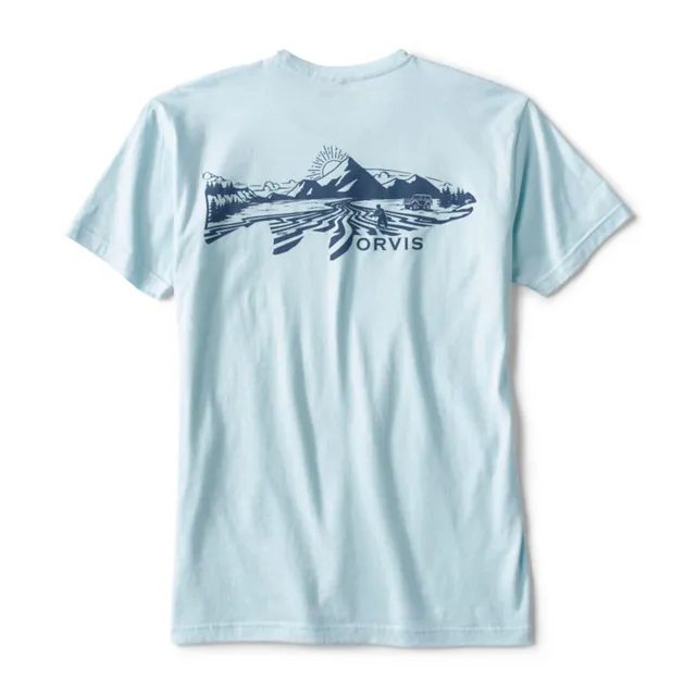 Orvis Linesider T-Shirt - Men's Indigo S