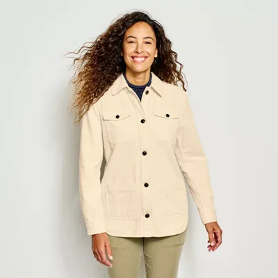Women's Mission Corduroy Chore Jacket Vanilla Cotton/Corduroy Orvis