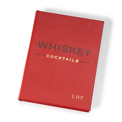 Leatherbound Whiskey Cocktails Book Orvis