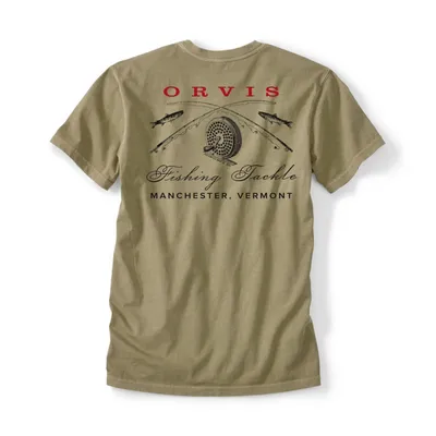 Men's Since 1856 Label Graphic T-Shirt | Charcoal | Size Large | Cotton | Orvis