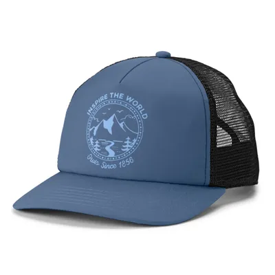 Women's Women's Inspire-The-World Trucker Hat Navy Polyester/Recycled Materials Orvis