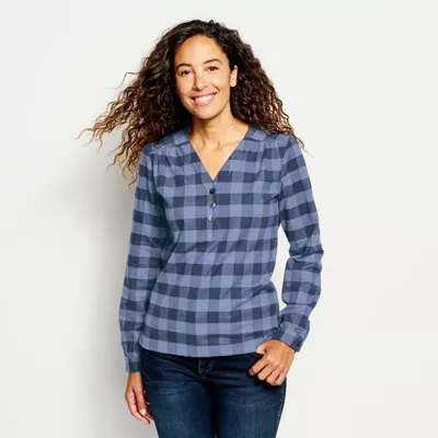 Women's Flat Creek Forever Tech Flannel Popover Shirt Cotton/Flannel/Recycled Materials Orvis