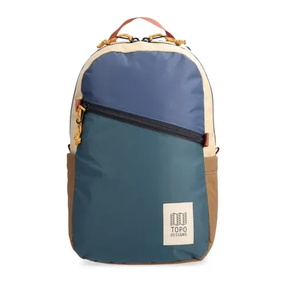 Topo Designs Recycled Nylon Light Pack Pond Blue/Botanic Synthetic/Recycled Materials