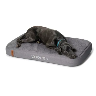 Orvis RecoveryZone® FleeceLock® Lounger Dog Bed Slate Size Medium
