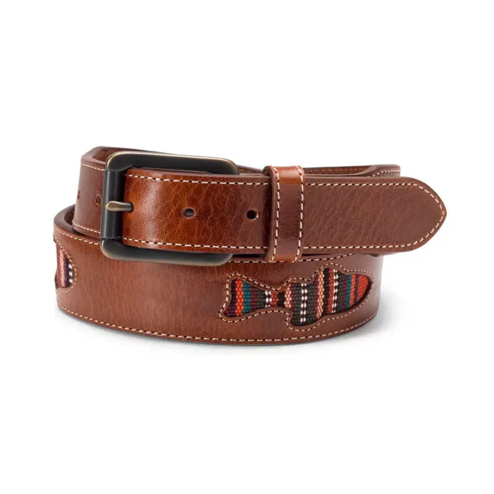 Braided Latigo Leather Belt for Men | Brown | Size 44 | Orvis