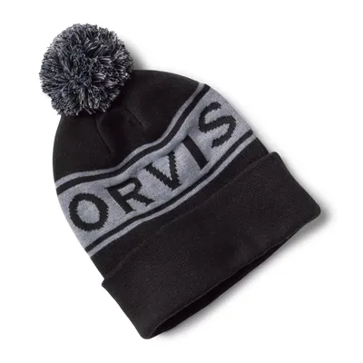 Men's Orvis Pom Yarn Beanie Hat Viscose/Polyester/Nylon