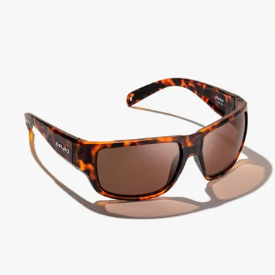 Men's Bajio Piedra Full-Wrap Sunglasses Dark Tortoise Lens