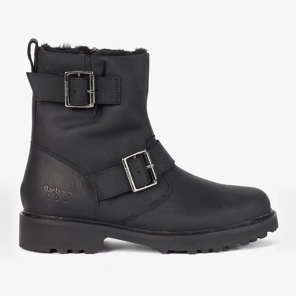 womens black barbour boots