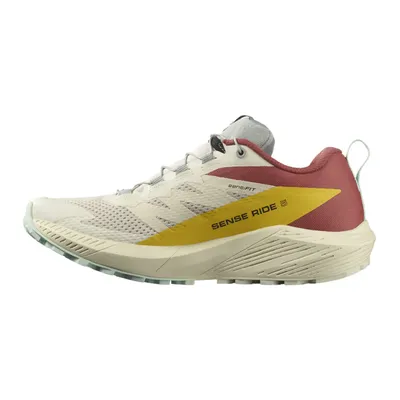 Women's Salomon® Sense Ride 5 Trail Running Shoes Rainy Day/Hot Sauce Rubber