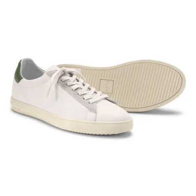 Men's Clae Bradley Vegan California Sneakers White/Olive Leather