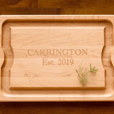 Personalized Monogrammed Cutting Board Orvis