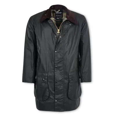 Men's Barbour® Border Waxed Cotton Jacket Sage