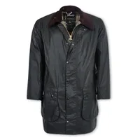 Men's Barbour® Border Waxed Cotton Jacket Sage