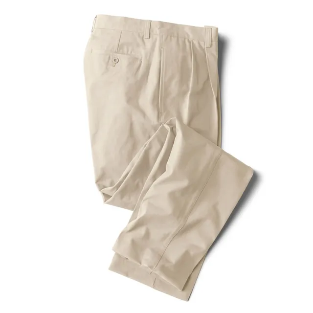 Ultimate Khakis Plain Front Twill