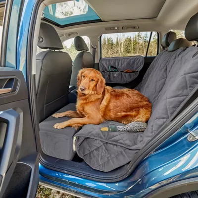 Solid-Foam Backseat Extender for Dogs Gray Orvis