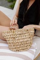 STRAW BEACH TOTE