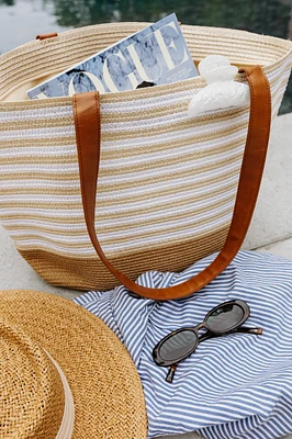 STRIPED BEACH TOTE