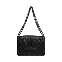 CASSANDRA QUILTED SHOULDER BAG