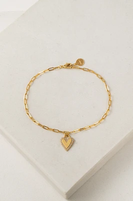 VERONA PAVE HEART BRACELET