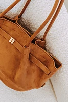 TAYLOR SUEDE TOTE