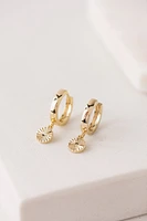 EVERLY CIRCLE HUGGIE EARRINGS