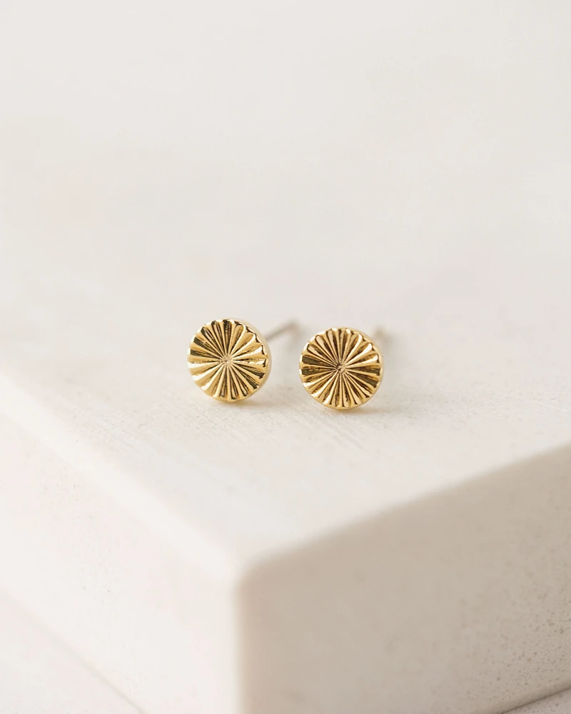 EVERLY CIRCLE STUD EARRINGS